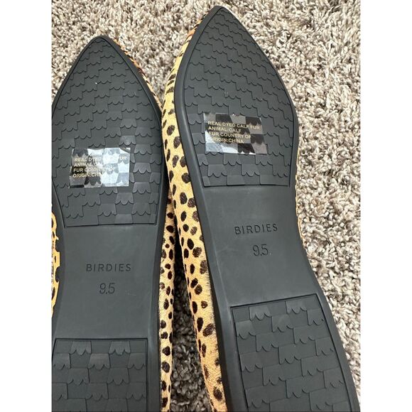 NWT Birdies The Goldfinch Mini Goldfinch Calf Hair Flats Size 9.5 - Picture 5 of 13